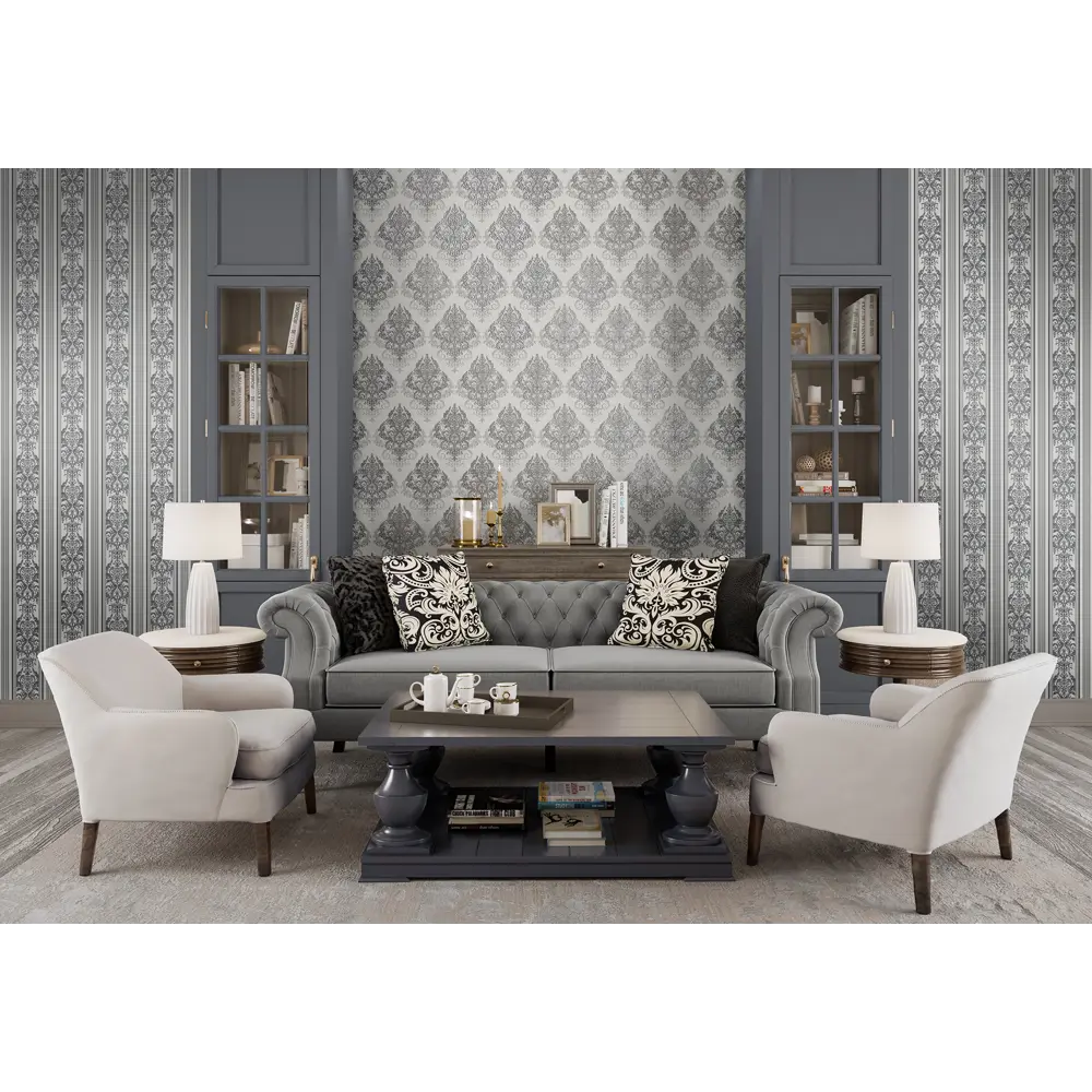 Обои флизелиновые Палитра серые 1.06x10 м PL71154-14 Bruno STLM-2134364 - Вид №3