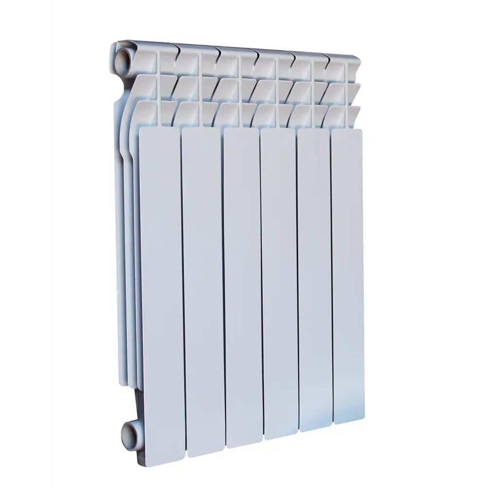 Радиатор секционный Oasis Aluminium 500/70 6 секций боковое подключение алюминий белый STLM-2120598 - Вид №2