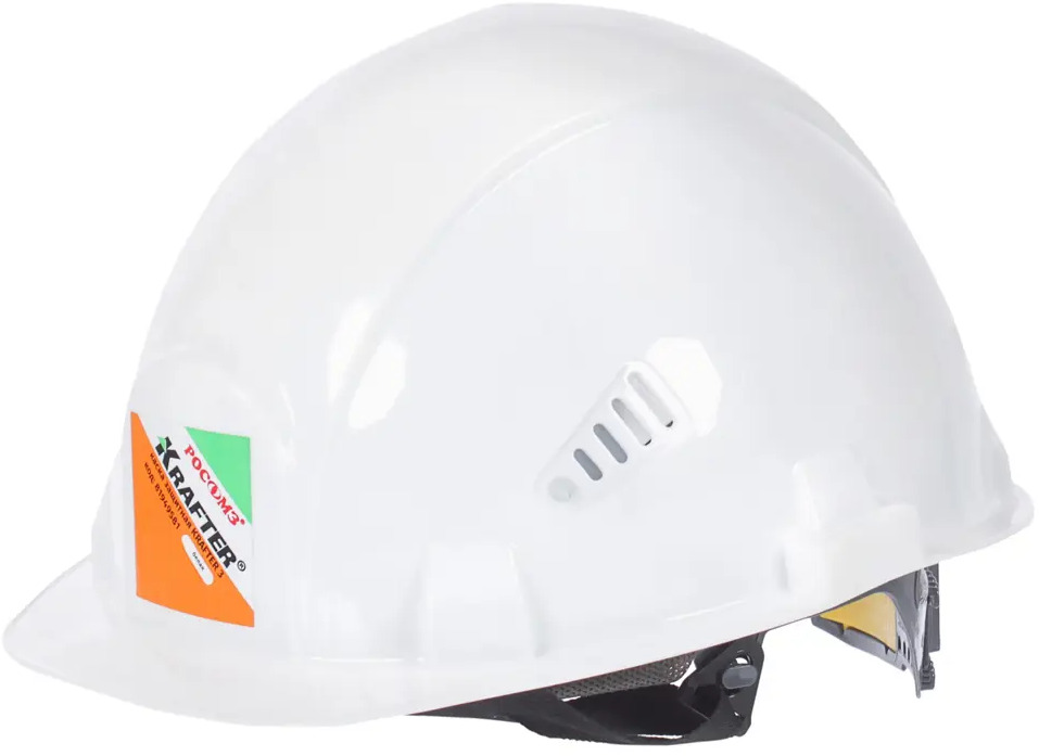 81949581 Каска защитная Krafter 75417LM цвет белый STLM-0014648