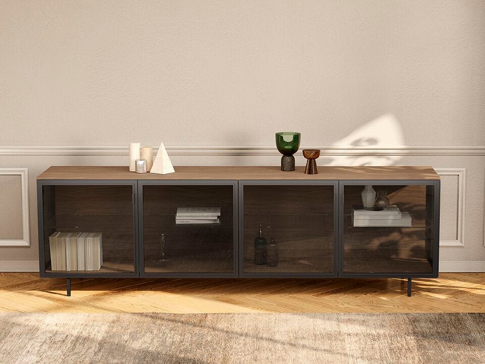 Стеклянный шкаф Febal Casa Аврора ARCH-00115966