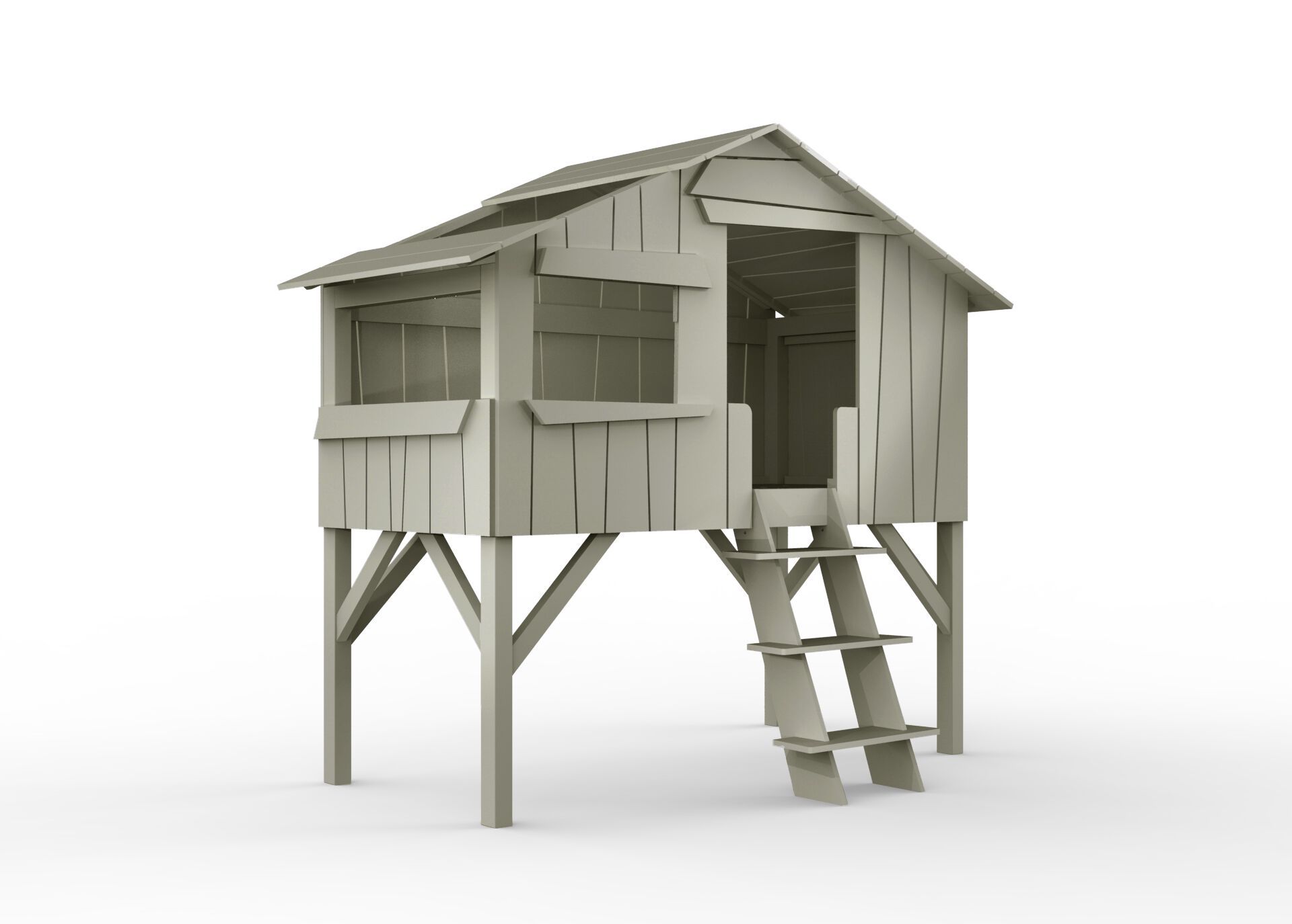 Односпальная кровать из МДФ Mathy by Bols КРОВАТИ И ГОРКИ ДЛЯ ДОМИКОВ НА ДЕРЕВЕ ARCH-00136891 - Вид №34