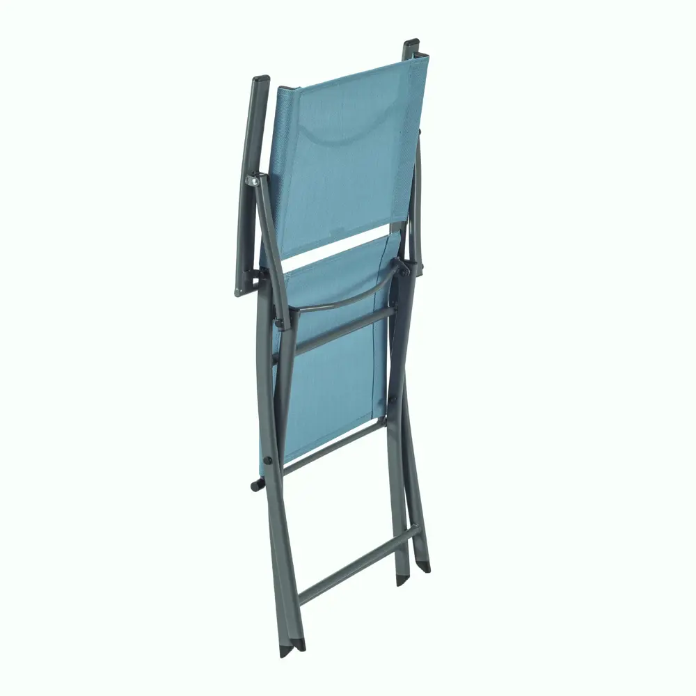 Кресло Naterial Emys Origami складное 54х52х83 см сталь голубой STLM-2023623 - Вид №4