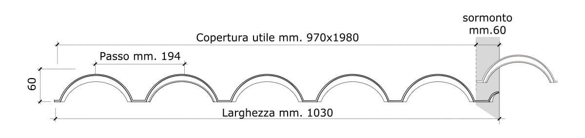 Кровельный лист Coppo First Corporation Cover-Life ARCH-00081253 - Вид №3