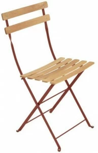 Fermob Складной садовый стул из стали и дерева Bistro 5107