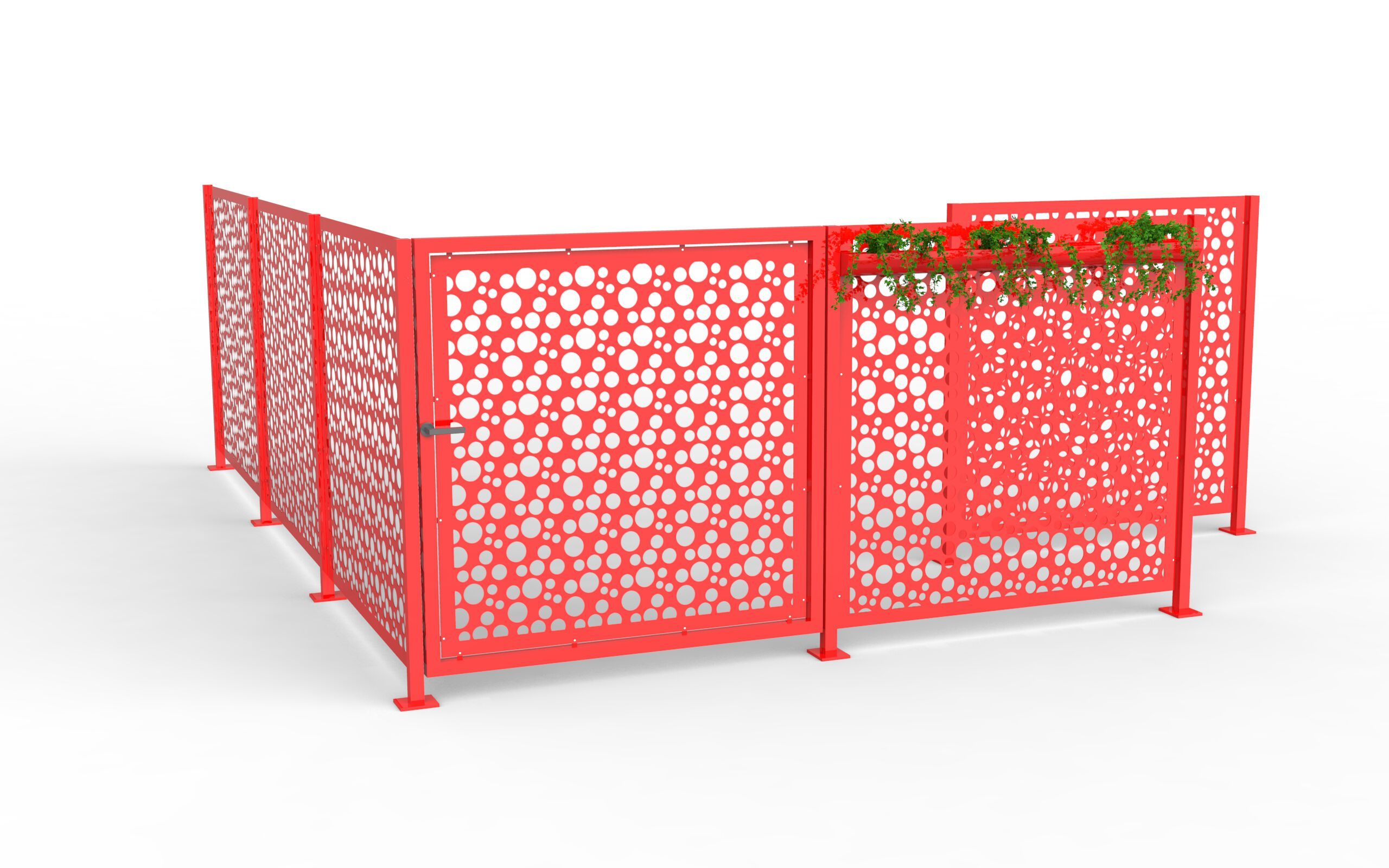 Стальной модульный экранный забор CITYSì ARIA ARCH-00058180 - Вид №4