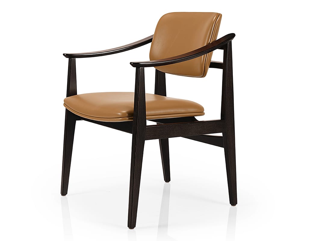 Кожаный стул с подлокотниками More Contract Shanna ARCH-00110468