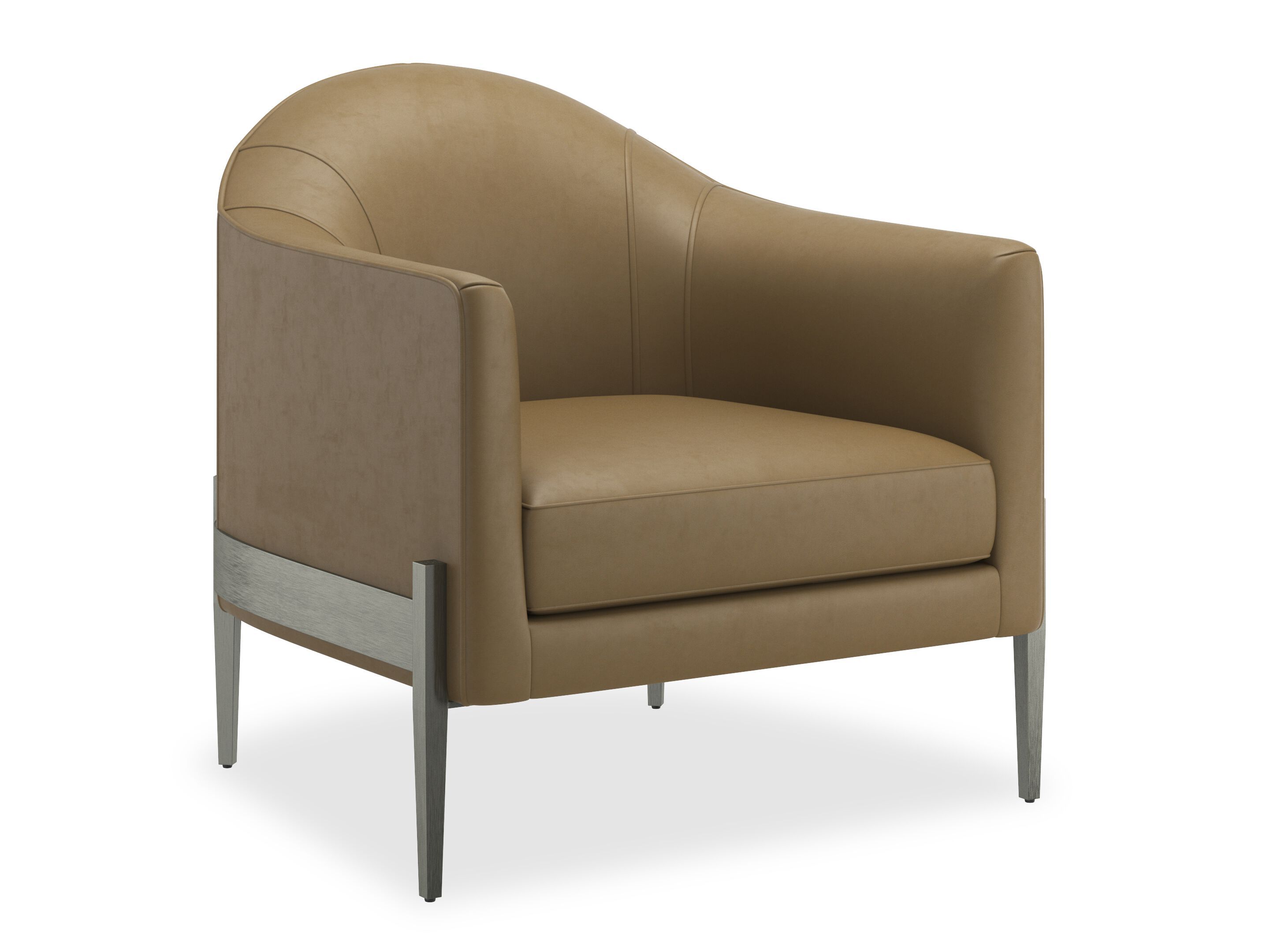 Кожаное кресло с подлокотниками Caracole REBOUND ARCH-00099126 - Вид №9