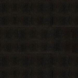 Кожаный пол Leather Leather Premium Kroko Black Натуральная кожа (Рельефная) 620х450 мм.