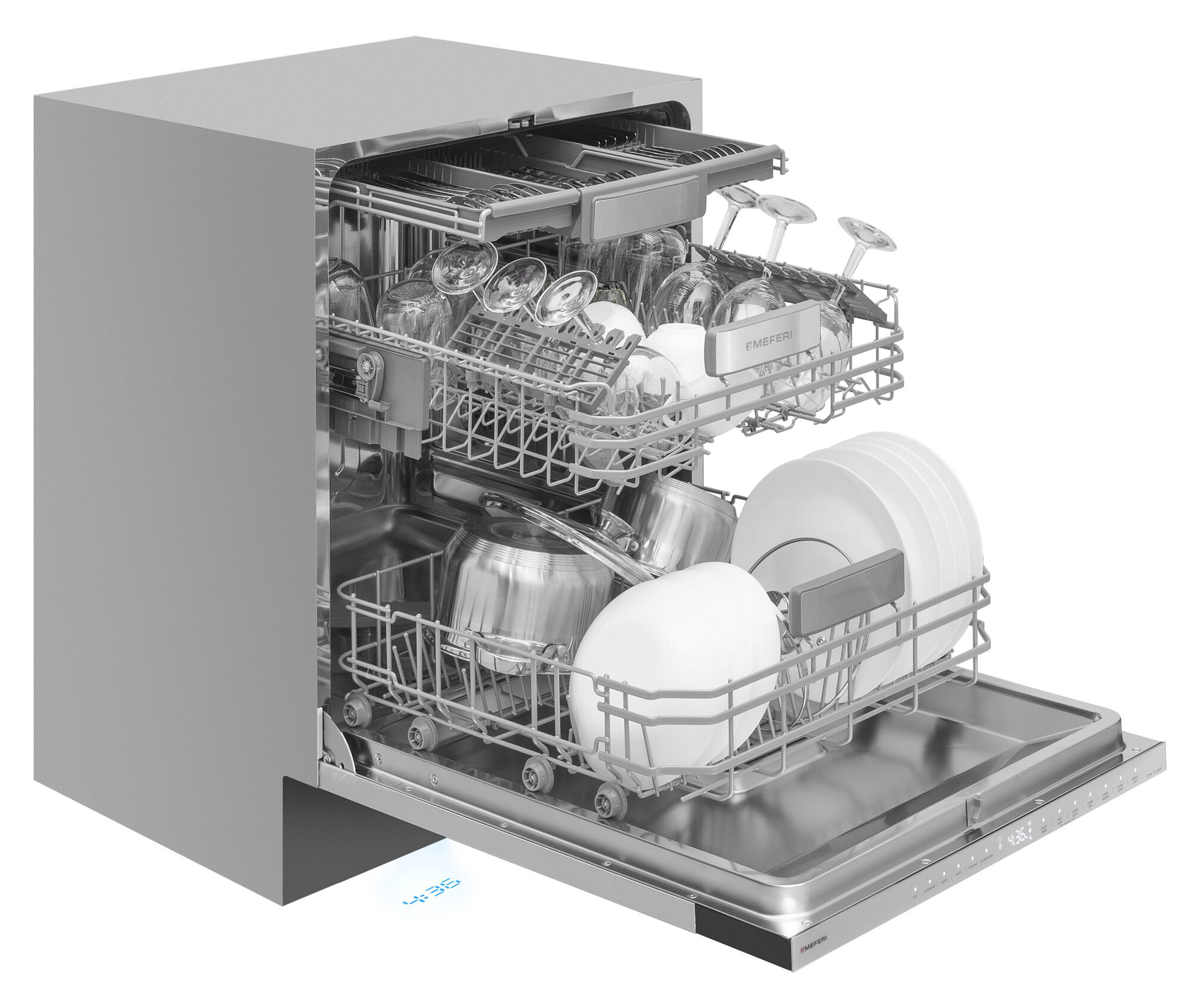 9168688 Встраиваемая посудомоечная машина Meferi MDW6093 LUXE STDN-0041576 - Вид №10