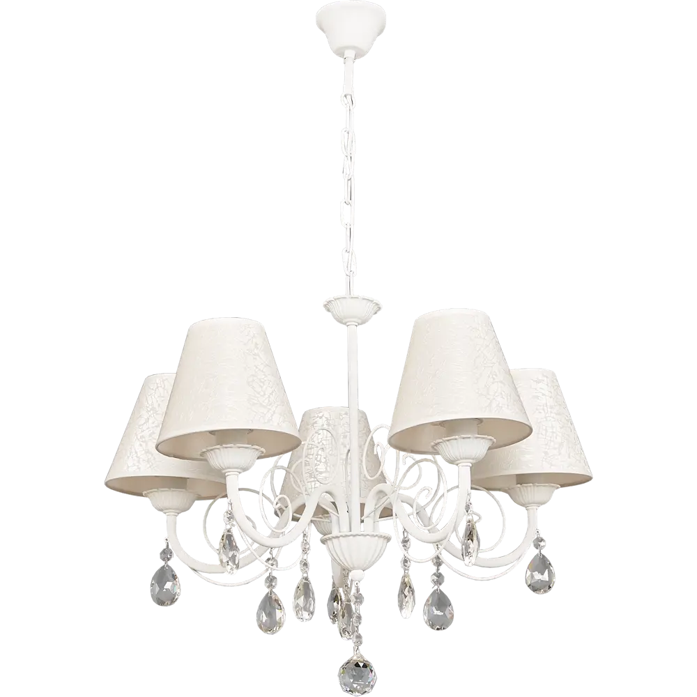 Люстра подвесная Светпромъ под лампу Е14 металл цвет белый STLM-2198267 - Вид №2