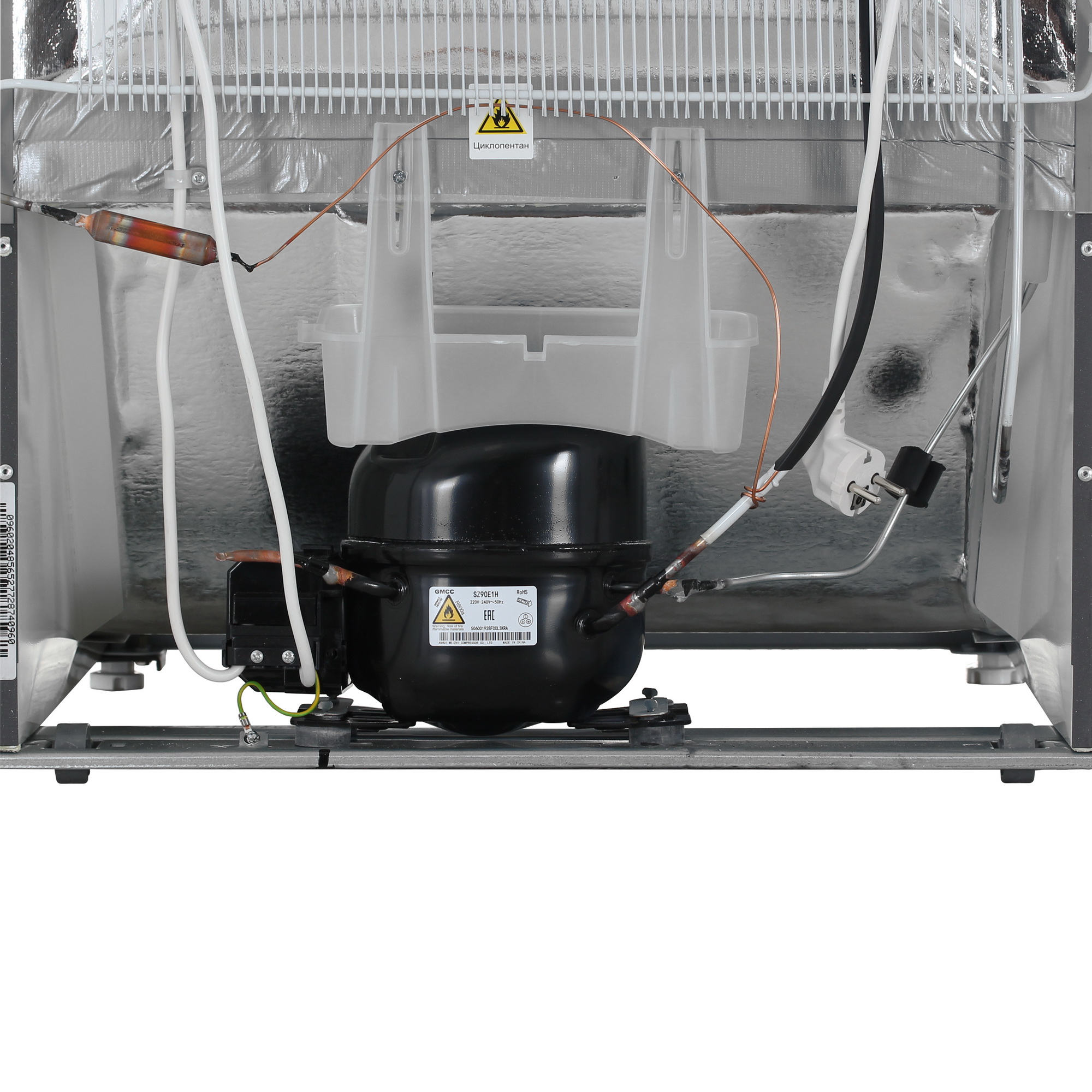 9055877 Холодильник с морозильником   Бирюса W960NF серый STDN-0115070 - Вид №11