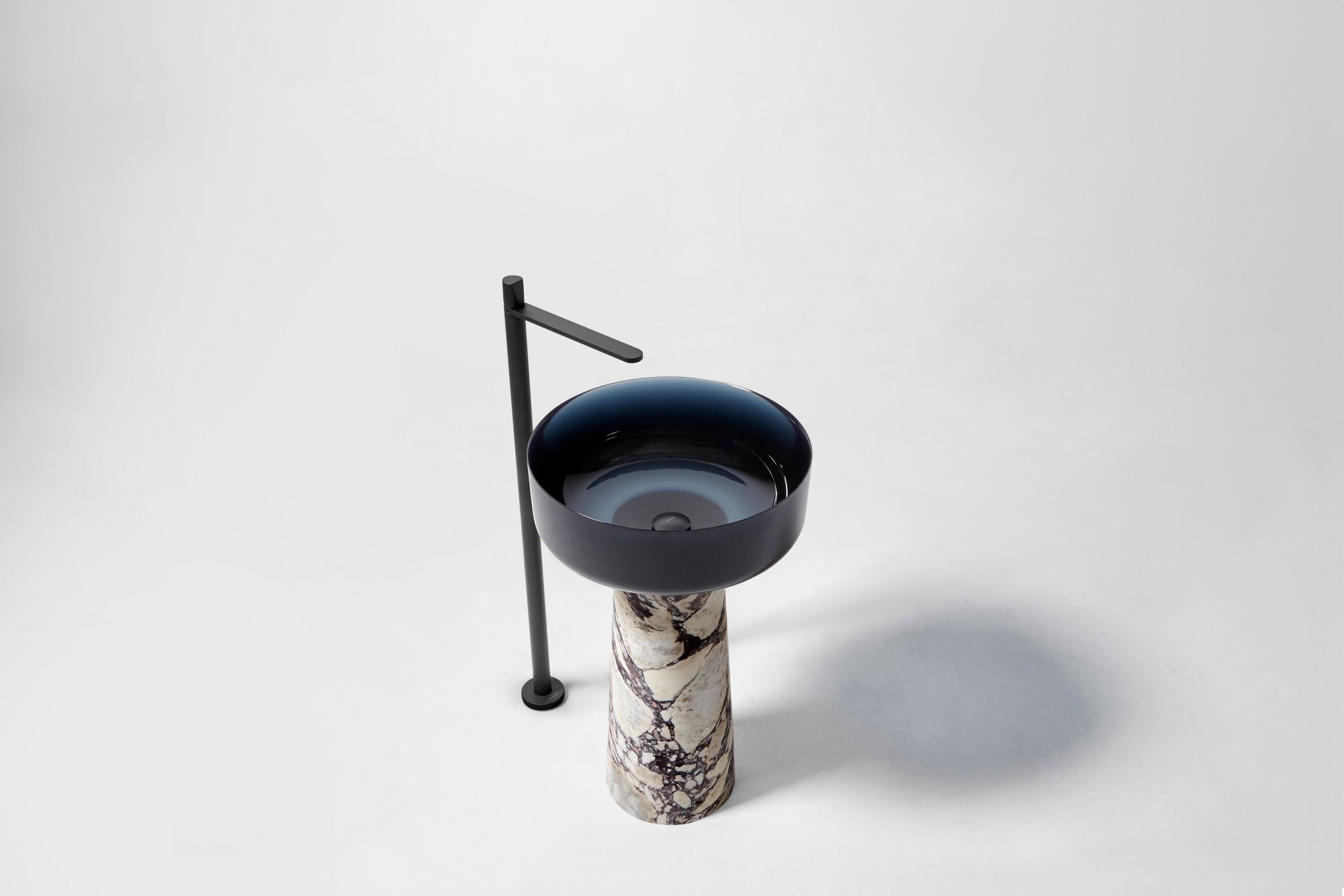 Круглая мраморная раковина Calacatta Viola и Cristalmood® Antoniolupi ALBUME12 + ALBUME21 ARCH-00069913 - Вид №8