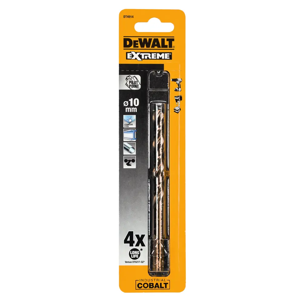 Сверло по металлу Dewalt 10х133 мм STLM-2083133 - Вид №1