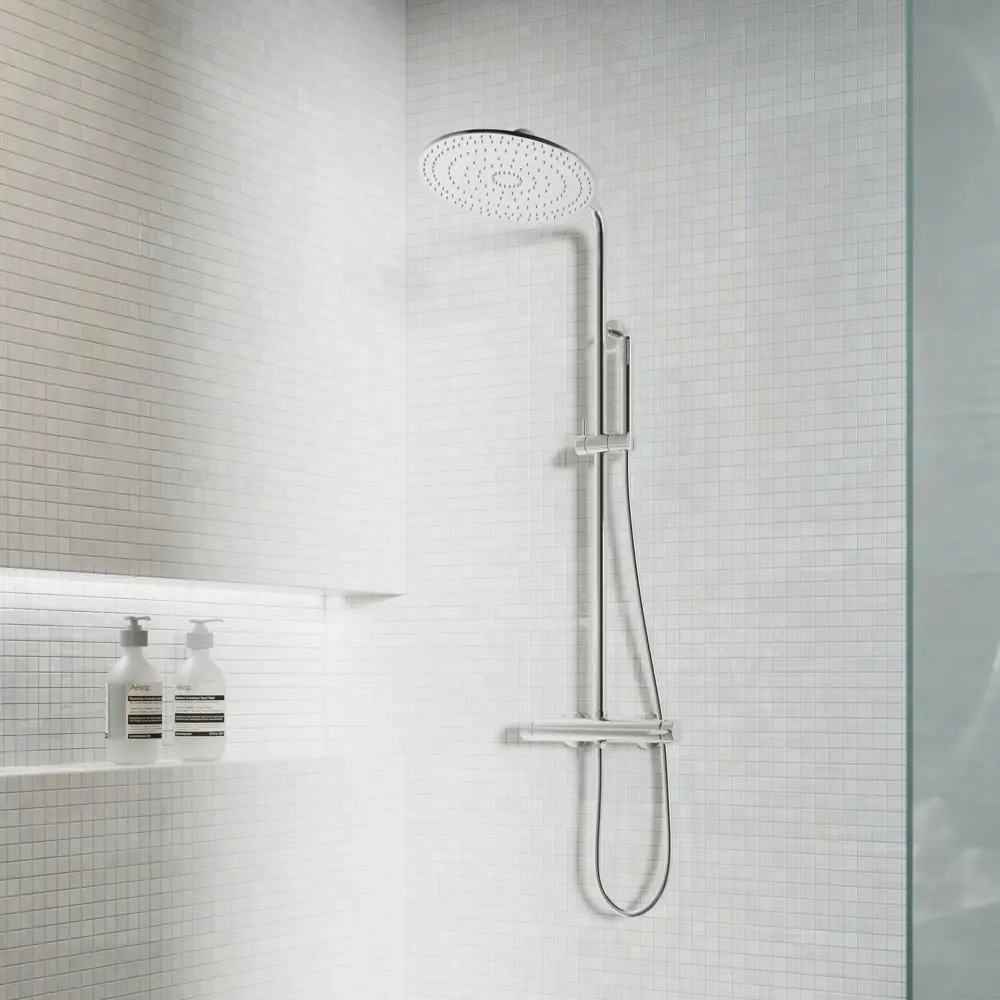 Мозаика Pietra Opalo Blanco стекломасса 31.1x4.9 см цвет белый Santreyd Мозаика Onix STLM-2075228 - Вид №5