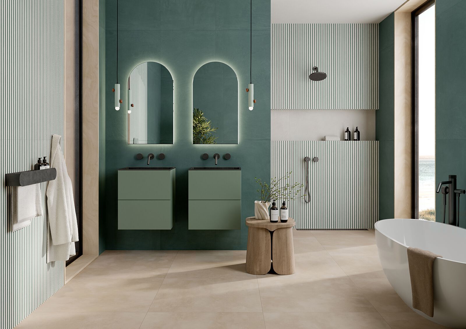 Облицовка керамогранита для интерьера Ceramica Rondine LUDO NOVA 3D ARCH-00065891 - Вид №2