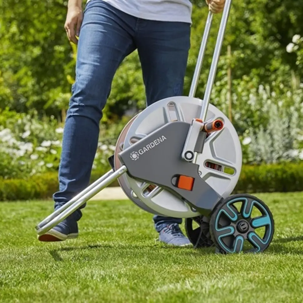 Тележка для шланга Gardena AquaRoll M с комплектом для полива STLM-2047354 - Вид №2