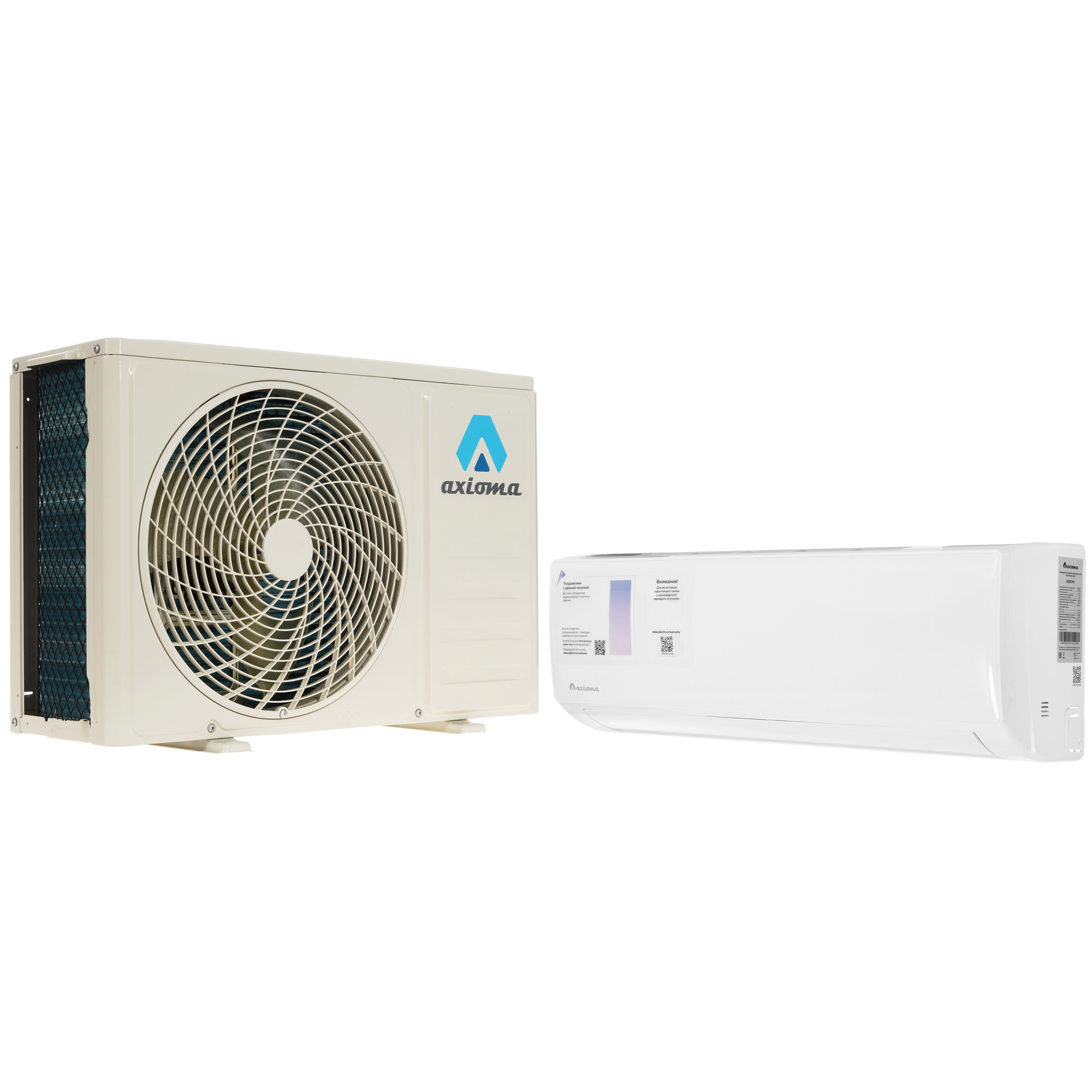 9986514 Кондиционер настенный сплит-система Axioma ASX07H1/ASB07H1 белый STDN-0088972