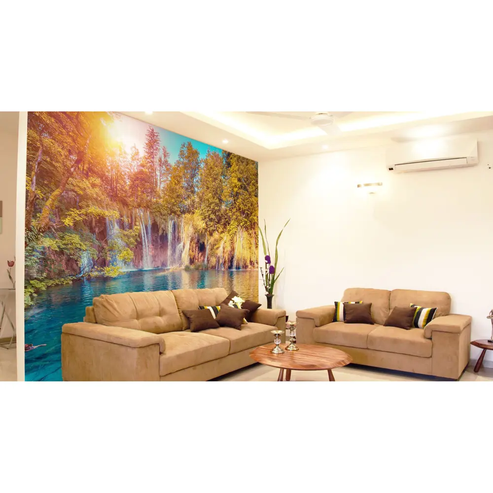 Фотообои флизелиновые «Водопад» 370х270 см МОСКОВСКАЯ ОБОЙНАЯ ФАБРИКА STLM-2095389 - Вид №1