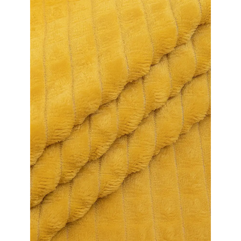 Плед Кубики 200x220 см фланель цвет охра TEXREPUBLIC STLM-2066943 - Вид №2