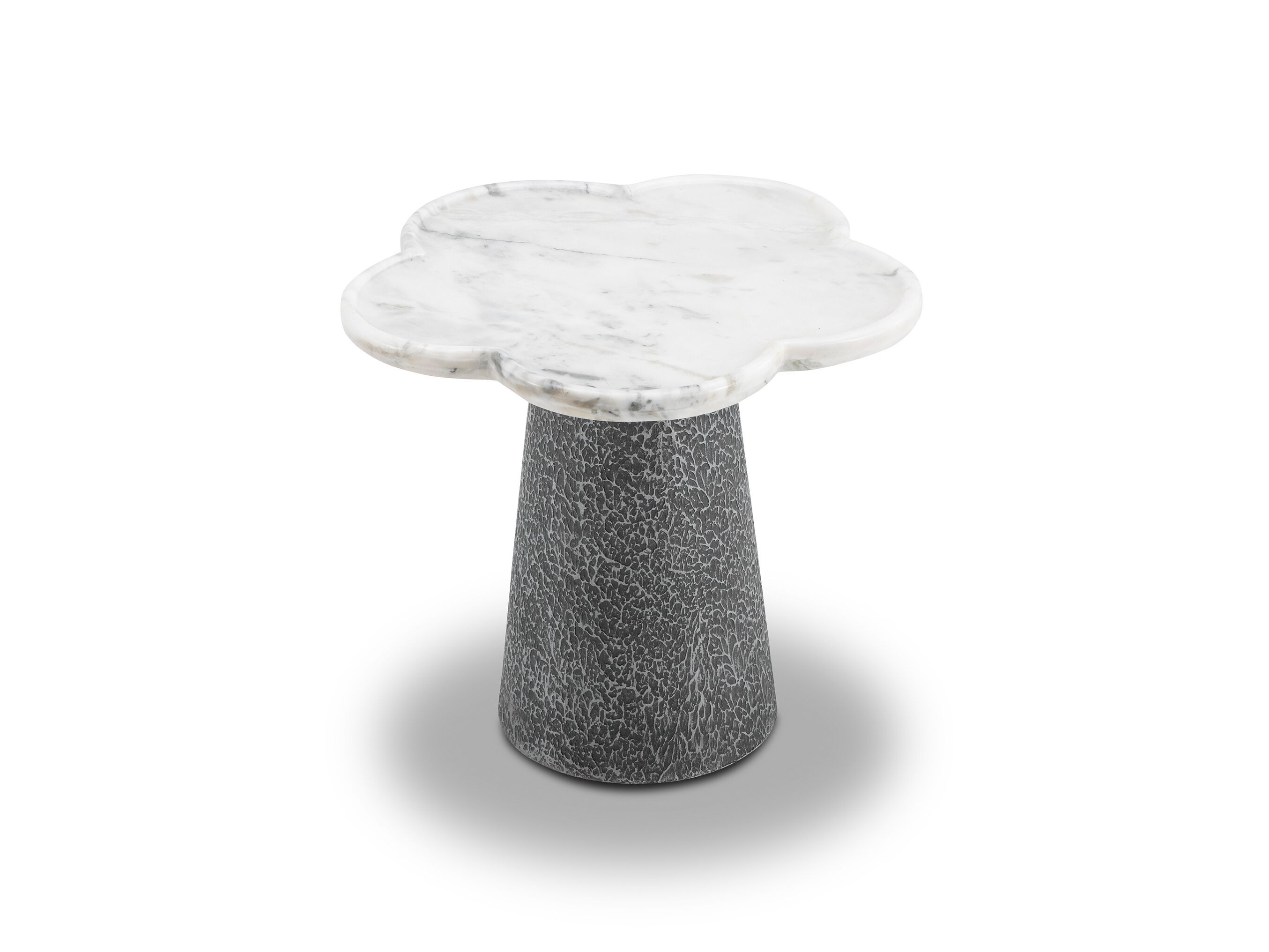 Журнальный столик из мрамора и нержавеющей стали с центральным основанием CAMPO DE' FIORI ASCT695B ARCH-00151008