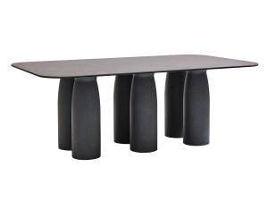 Обеденный стол из полиэтилена с керамогранитом