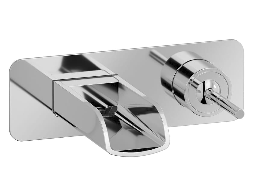 Настенный смеситель для раковины с водопадом с автоматическим сливом IB Love me ARCH-00131649