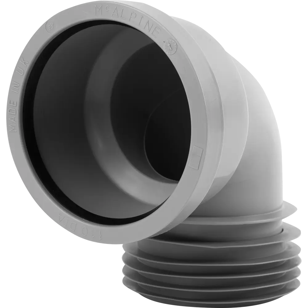 Отвод Mcalpine с манжетой ø110мм 90° MRDC90-GR 82422794 STLM-2210254 