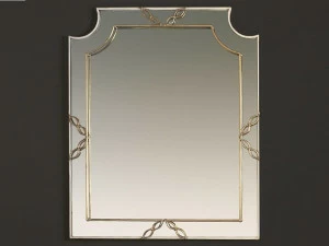 OFFICINACIANI Прямоугольное зеркало из кованого железа в настенной раме  Hf2006mi