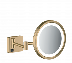 41790140 AddStoris Зеркало для бритья со светодиодной подсветкой Hansgrohe
