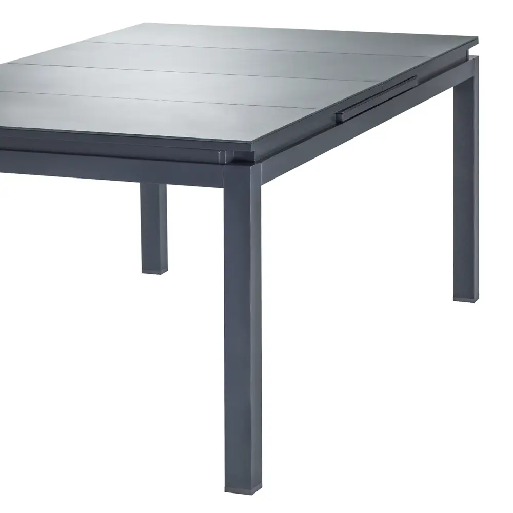 Стол садовый раздвижной Naterial Odissea Easy 256-320х90х76.5 см алюминий темно-серый STLM-2012245 - Вид №4