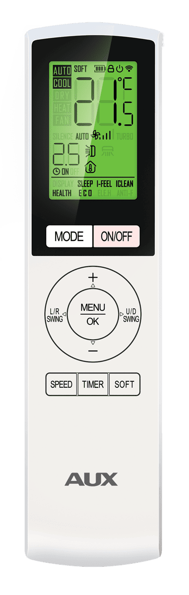 9239542 Кондиционер настенный сплит-система AUX ASW-H09A4/CC-R2DI/AS-H09A4/CC-R2DI черный STDN-0056874 - Вид №3