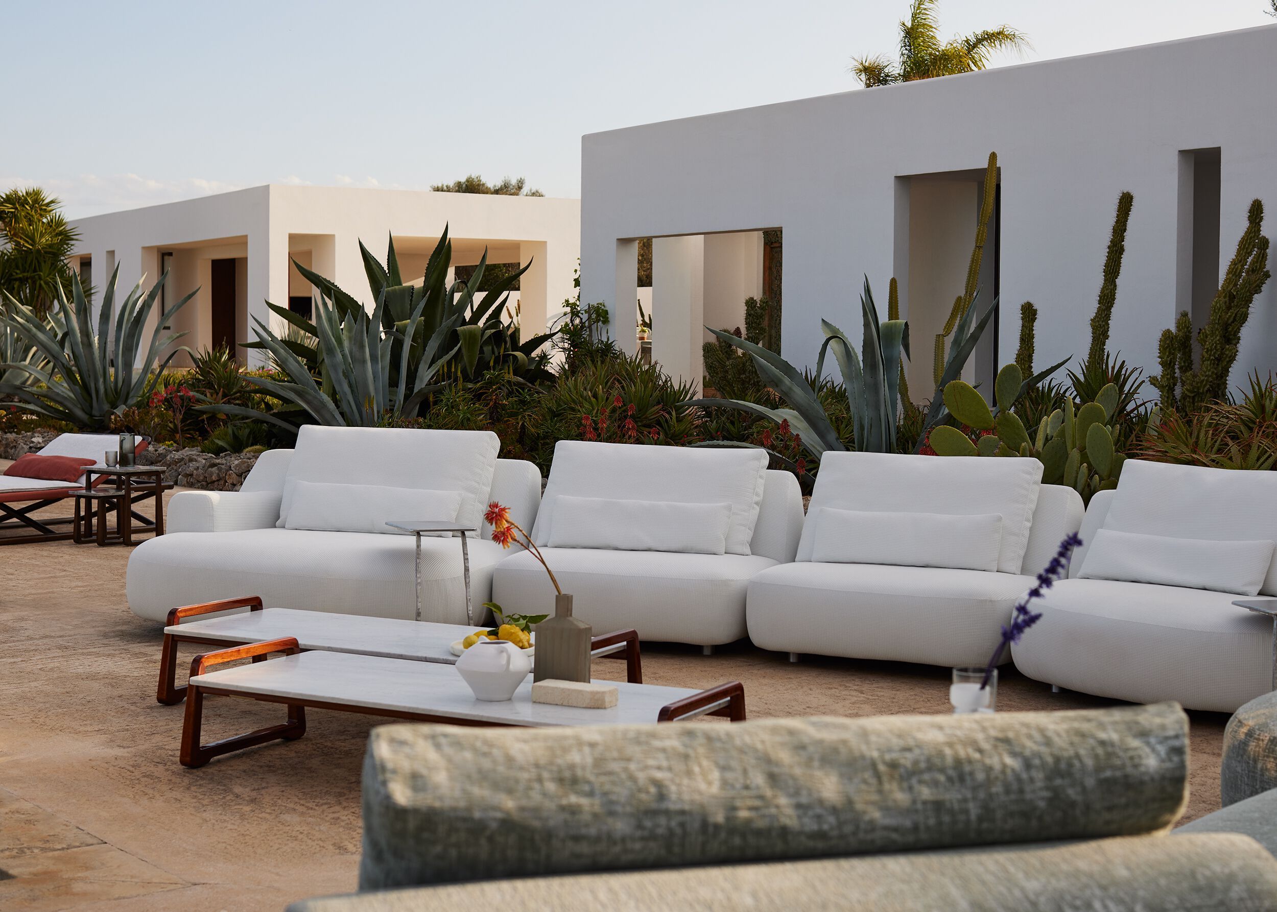 Тканевый модульный садовый диван Exteta Moonlight ARCH-00030262 - Вид №14