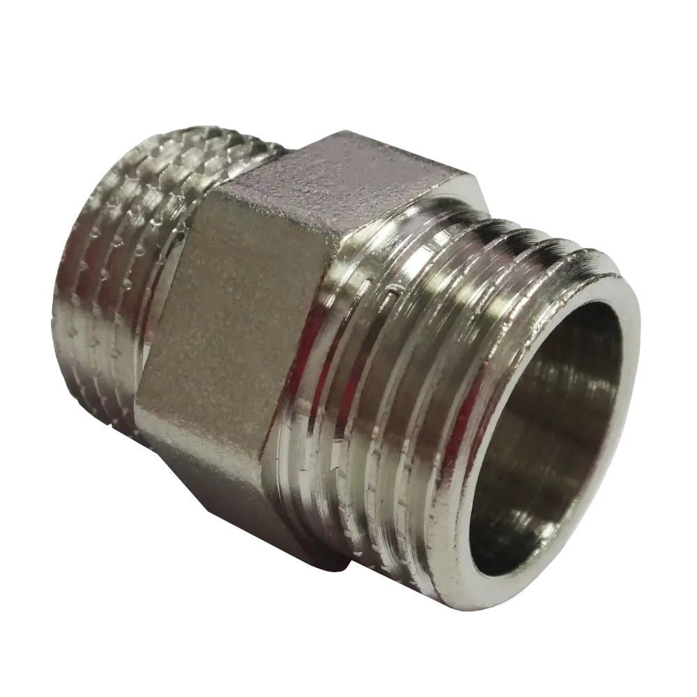 Латунный ниппель Valfex 1/2" с никелевым покрытием для систем водоснабжения 84505562 STLM-1573911