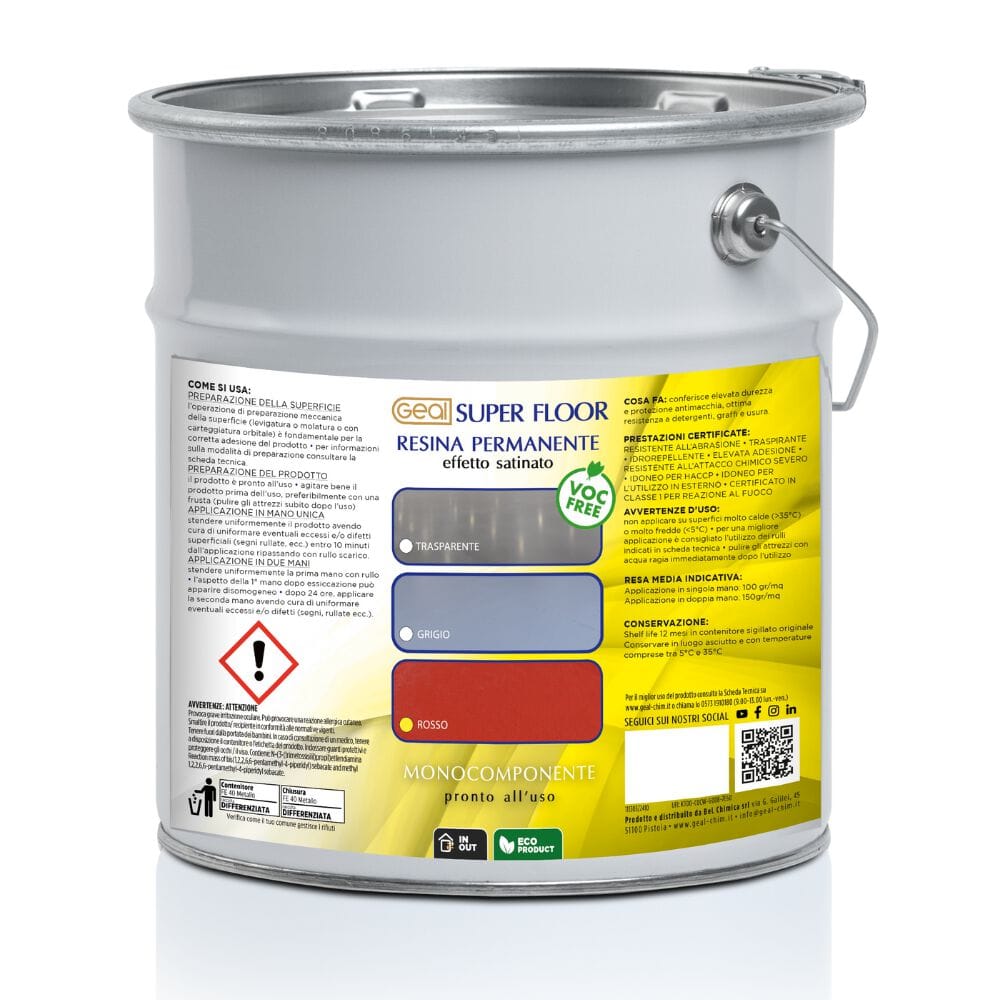 Красная перманентная смола Geal SUPER FLOOR ROSSO ARCH-00048395 - Вид №1