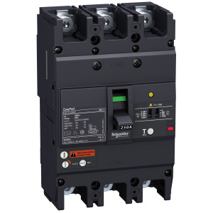 EZCV250H3250 Силовой автомат EZC 250, TM-D c диф защитой, 36кА, 3P, 250А Schneider Electric EasyPact