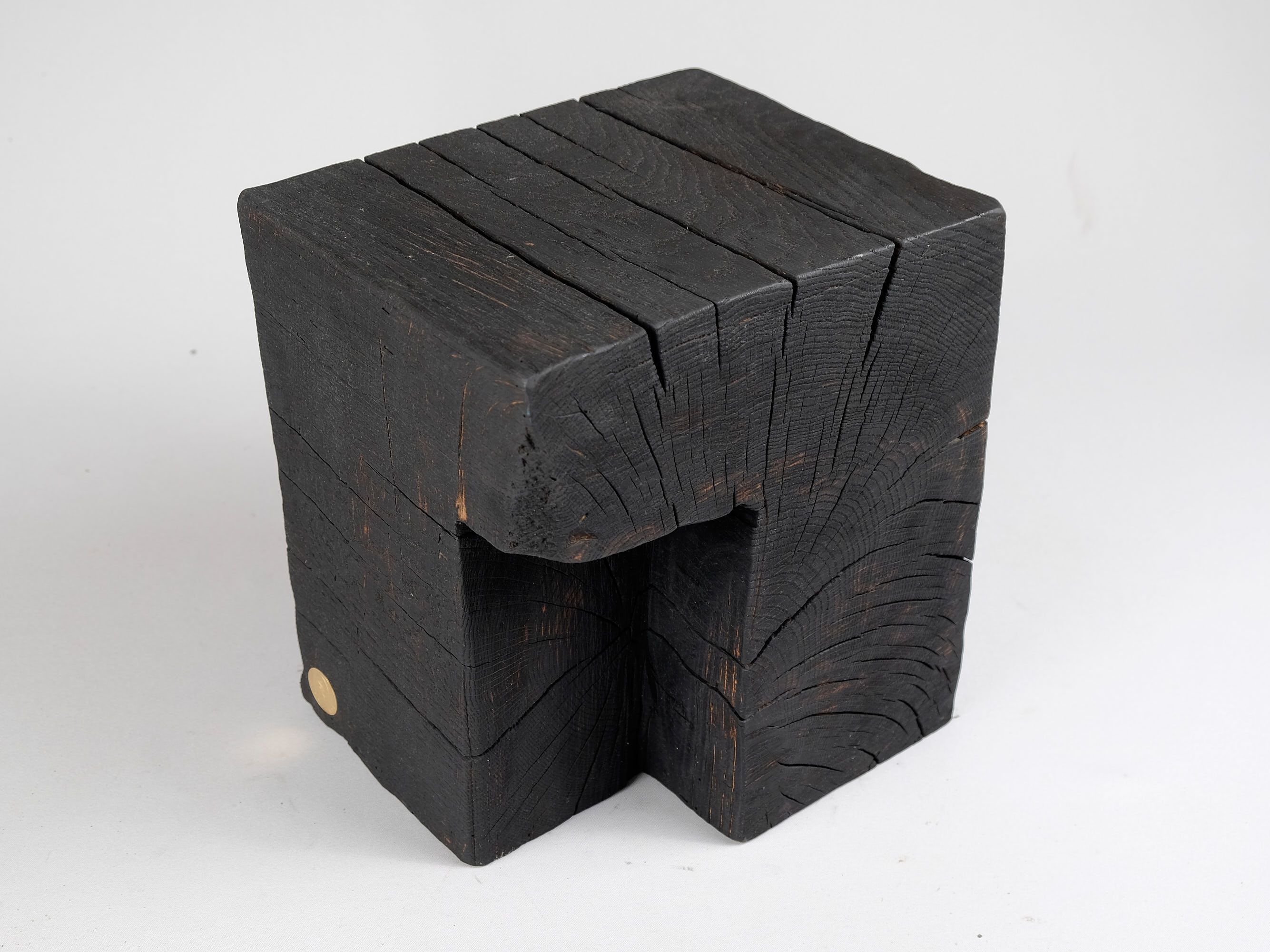 Квадратный журнальный столик из дуба Logniture Jownik ARCH-00048966 - Вид №1