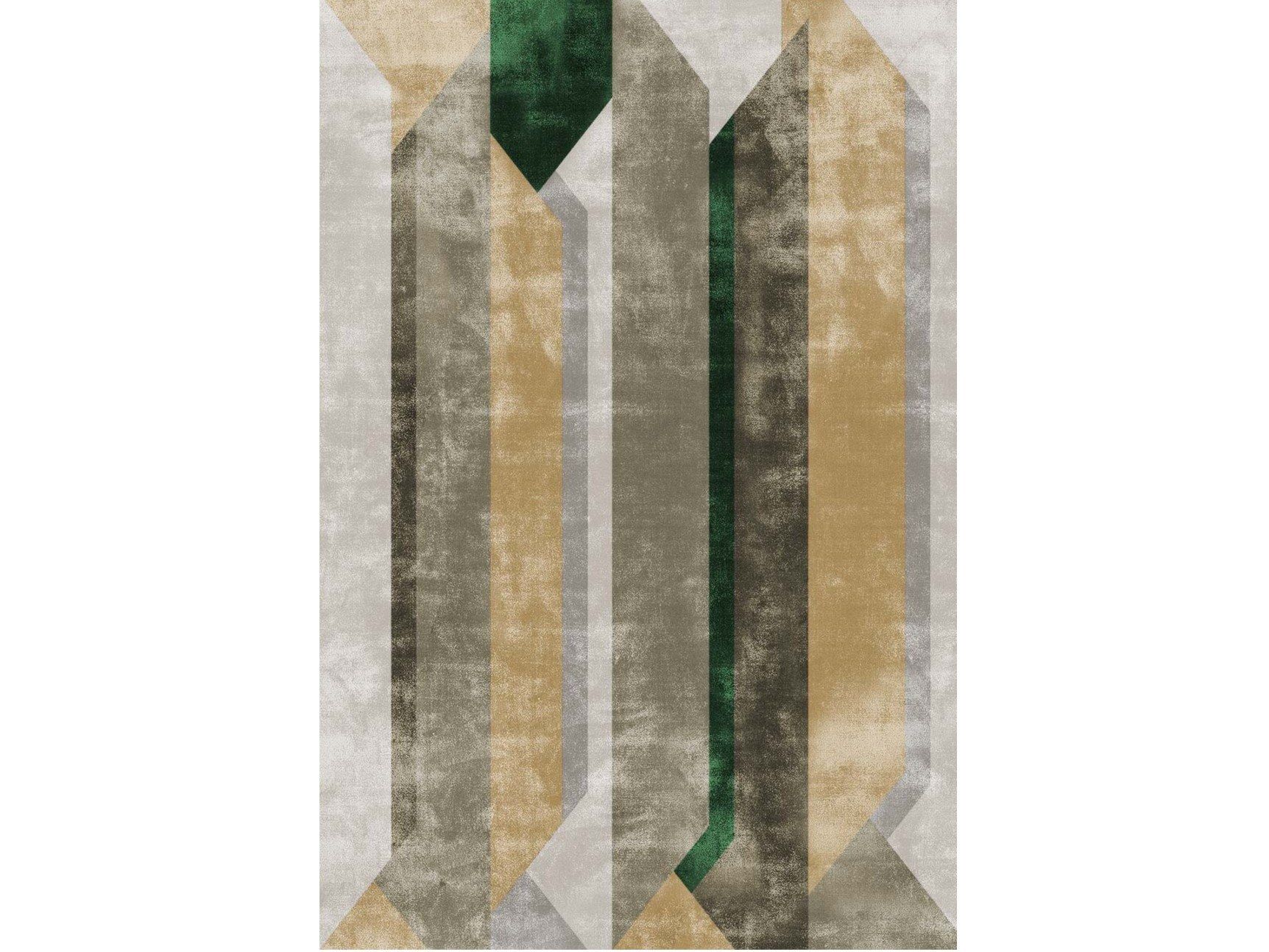 Ковер ручной работы из бамбукового волокна Sirecom Tappeti композиции ARCH-00050225