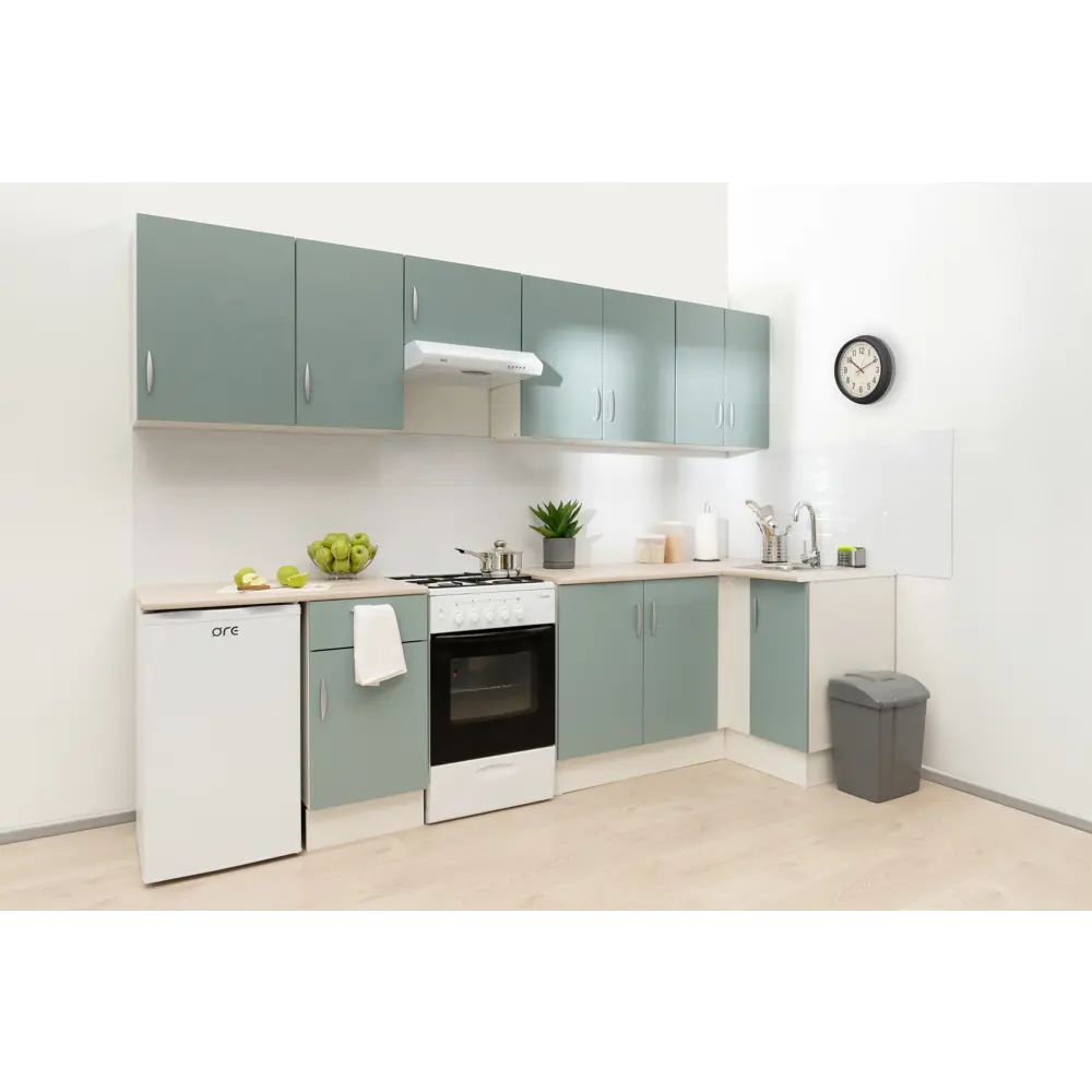Шкаф напольный Палома-1 60x86х60 см МДФ цвет серо-зелёный Santreyd STLM-2135296 - Вид №6