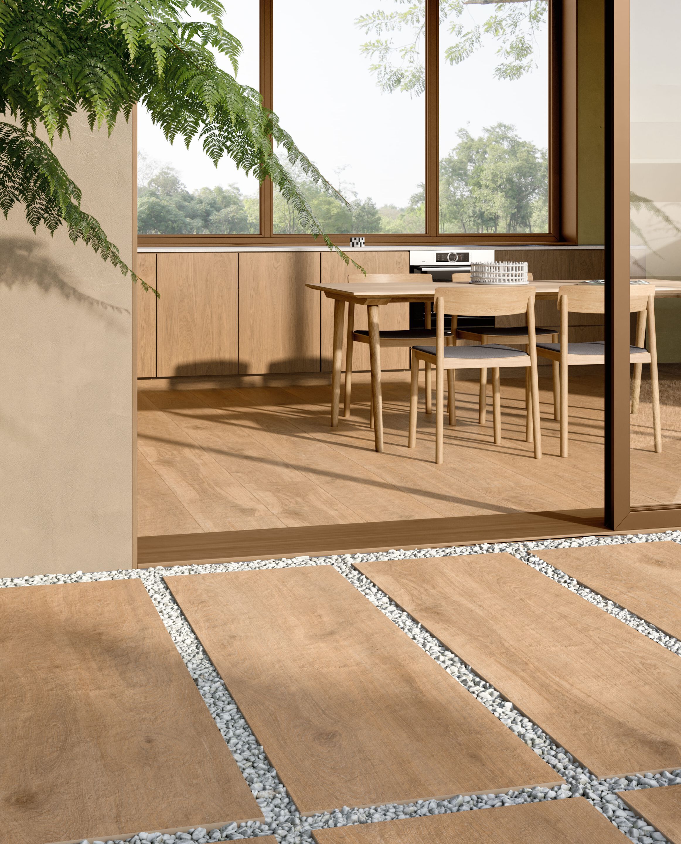 Пол / облицовка керамогранита под дерево Pastorelli PRIMITIVE ARCH-00111397 - Вид №10