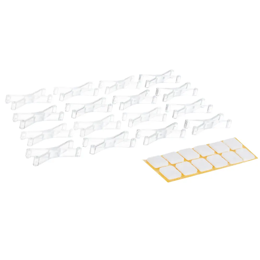 Х-держатель для профиля Н 16 шт. + фетровые подкладки, 12 шт Santreyd STLM-2097554