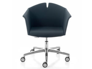 Регулируемое по высоте вращающееся офисное кресло