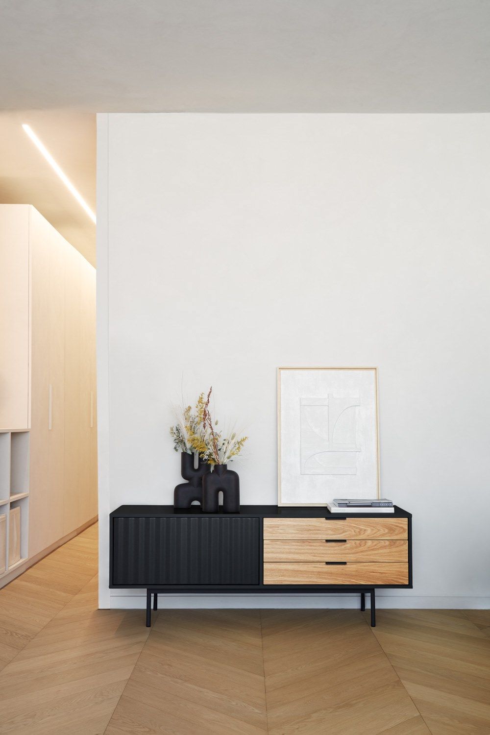 Шкаф для телевизора из МДФ с распашными дверцами и ящиками TEULAT Sierra ARCH-00064536 - Вид №26