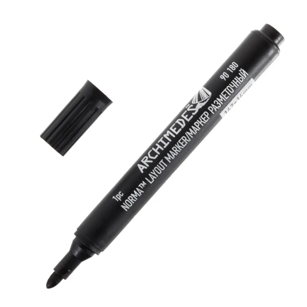 Маркер перманентный Archimedes для всех поверхностей 1 шт STLM-2154120 - Вид №1