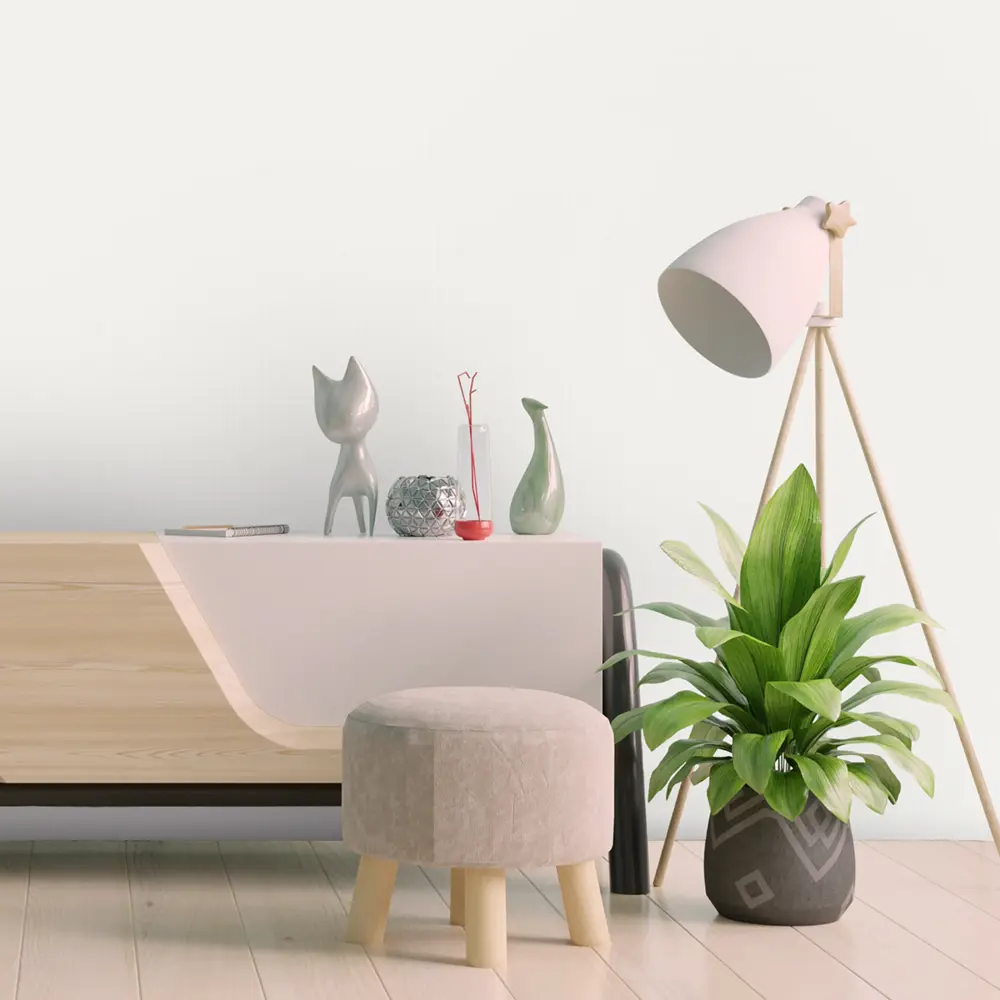 Обои флизелиновые Inspire Claire uni белые 1.06 м Cream 5 STLM-2026572 - Вид №2