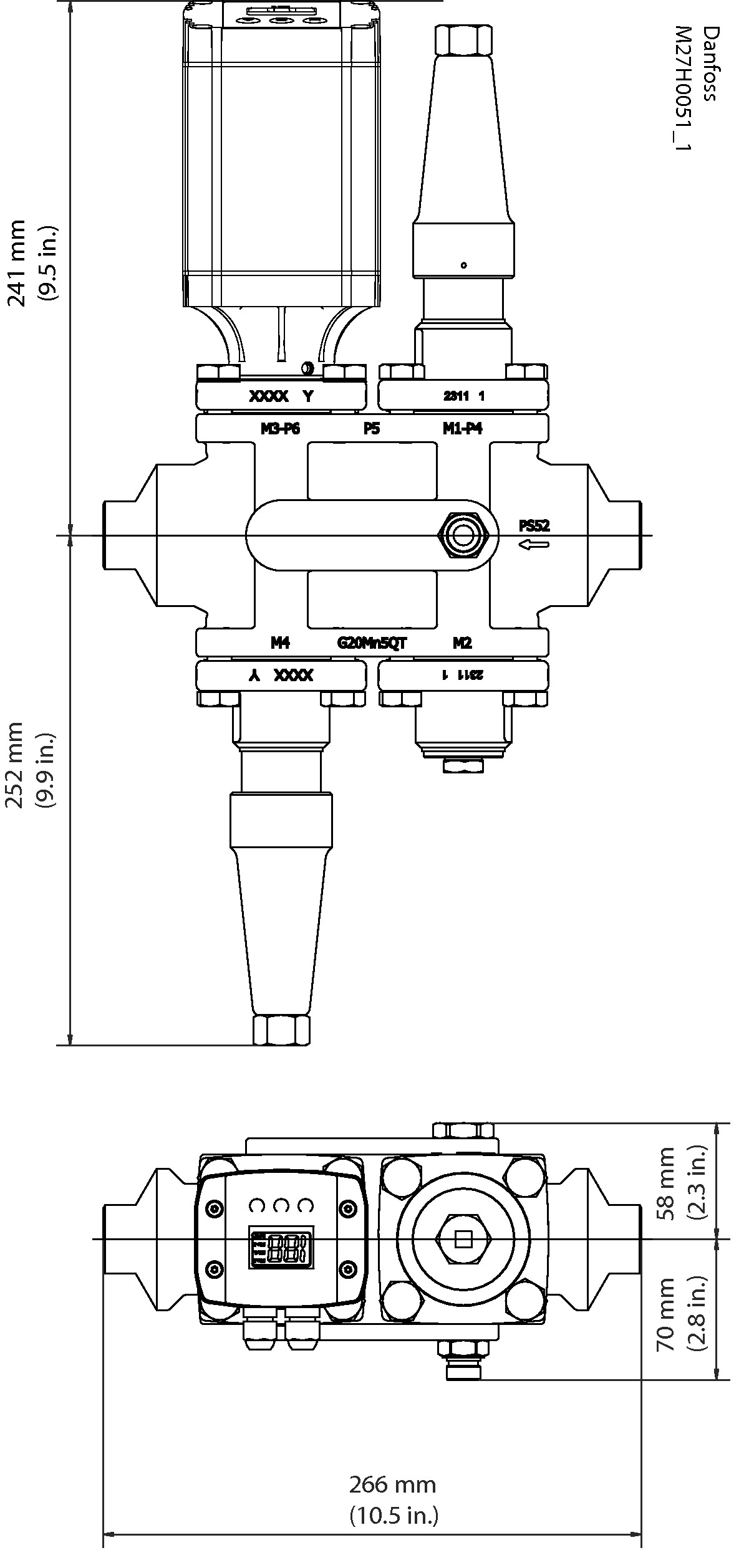Danfoss ICF 25 — многофункциональные клапанные станции ICF 25-4-9 (40 D) Клапан универсальный 027L4072  - Вид №2