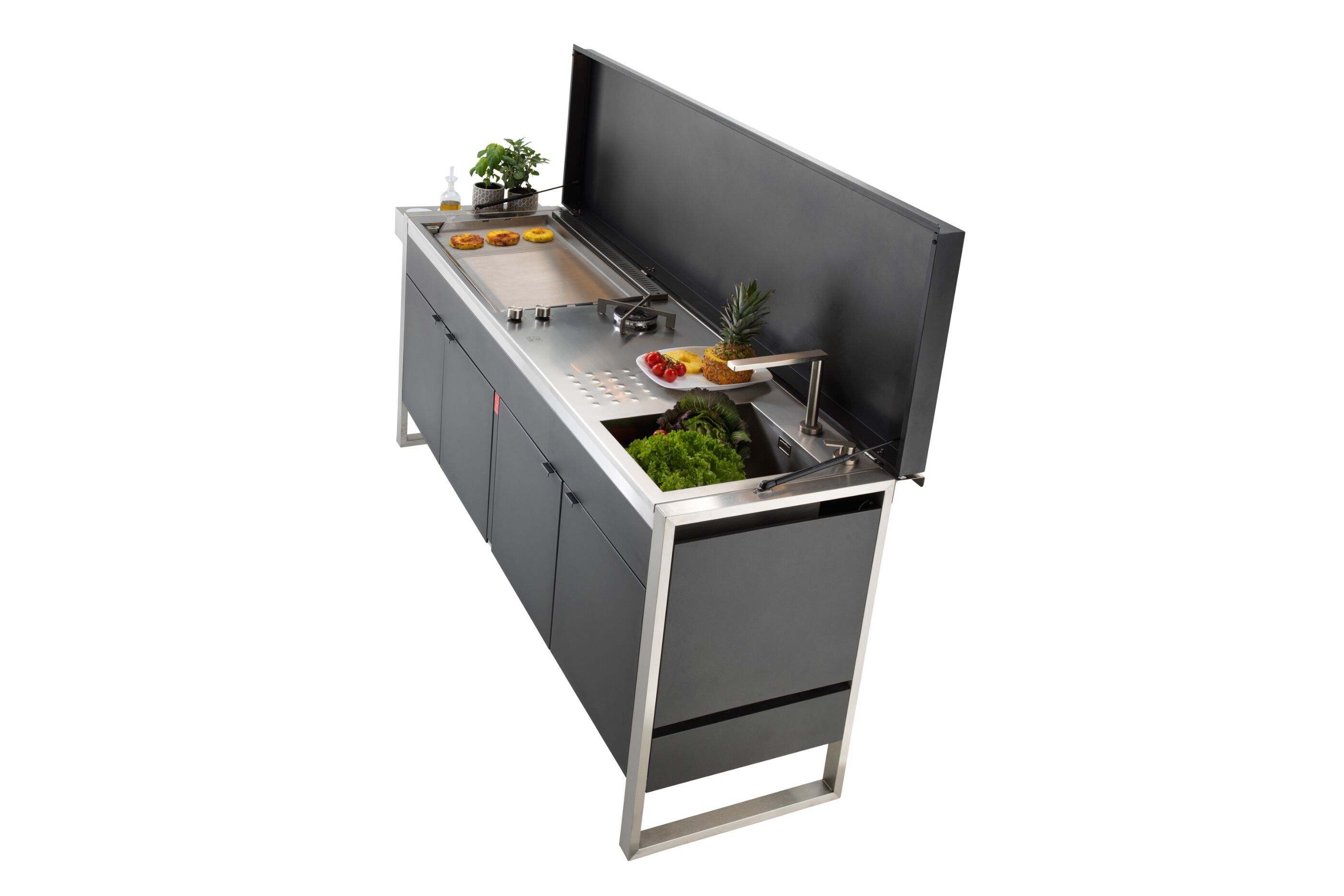 Газовая плита из нержавеющей стали PLA.NET Outdoor Cooking Kitchen ARCH-00119280 - Вид №7