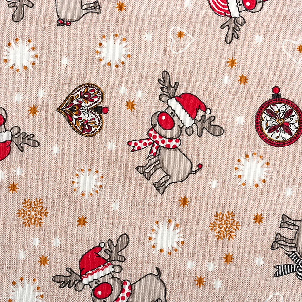 Дорожка «Оленёнок Санты» 40х140 см, цвет бежевый Altali Олененок Санты STLM-2022162 - Вид №1