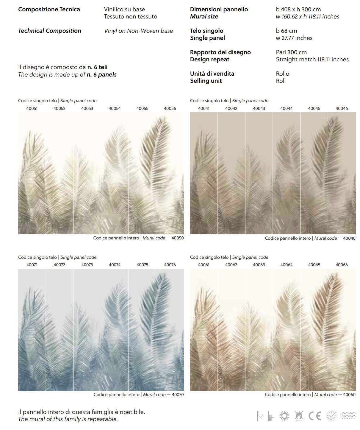 Обои с цветочными мотивами Jannelli&Volpi СП 201 MURALS DECOR ARCH-00137917 - Вид №2