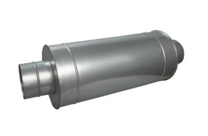 90613207 Шумоглушитель для круглых воздуховодов D200 мм оцинкованная сталь STLM-0307847 ШАМРАЙ