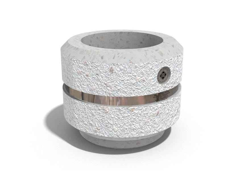 Бетонный круглый низкий плантатор ENCHO ENCHEV - ETE 19/23 ARCH-00048483 - Вид №15